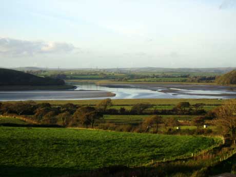 River Taf with Preseli mountains in background